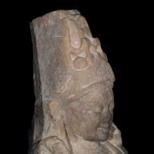 Sculpture de Vishnu en grs
